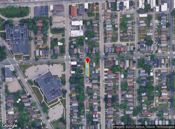  1417 Walnut Ave, Niagara Falls, NY Parcel Map
