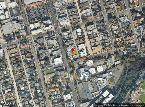  7427 Girard Ave, La Jolla, CA Parcel Map