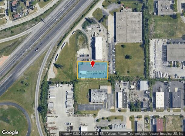 4375 Frontage Rd, Oak Forest, IL Parcel Map
