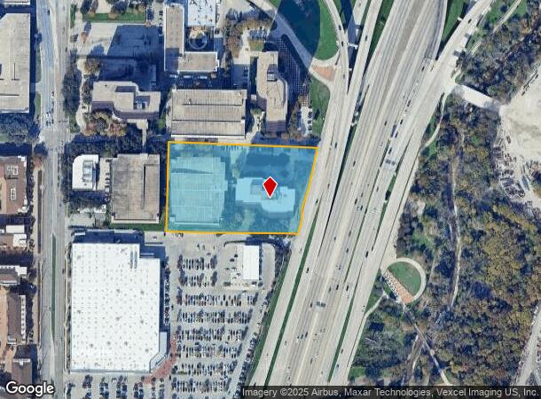  12655 N Central Expy, Dallas, TX Parcel Map