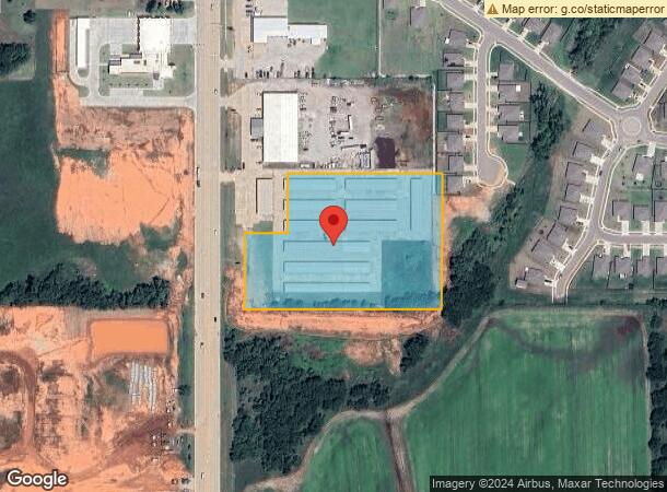  708 S Main St, Newcastle, OK Parcel Map