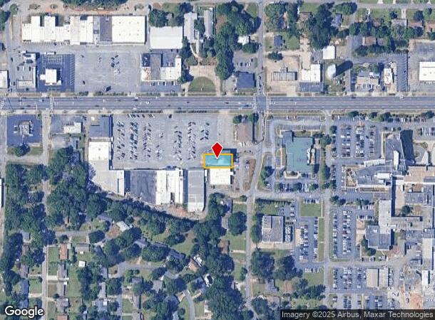 1707 Watson Blvd, Warner Robins, GA Parcel Map