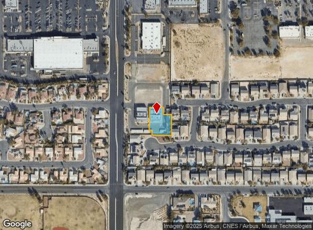  4250 Simmons St, North Las Vegas, NV Parcel Map