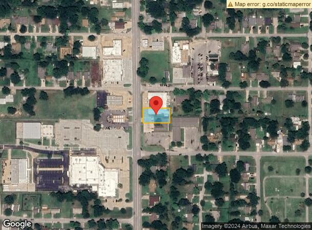  1723 S Main St, Sapulpa, OK Parcel Map