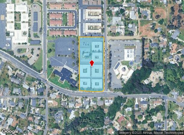  1360 Foothill Dr, Vista, CA Parcel Map