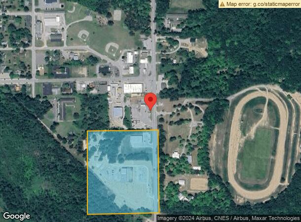  817 N Barlow Rd, Lincoln, MI Parcel Map