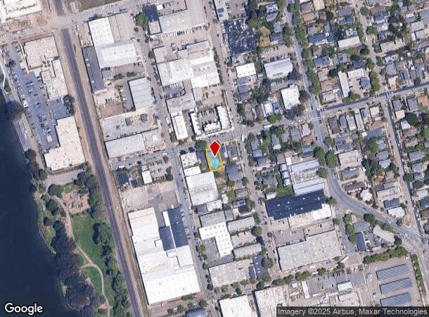  732 Channing Way, Berkeley, CA Parcel Map