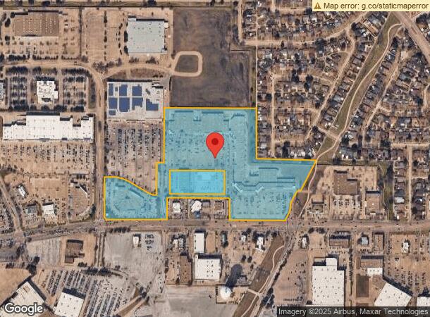  1515 N Town East Blvd, Mesquite, TX Parcel Map