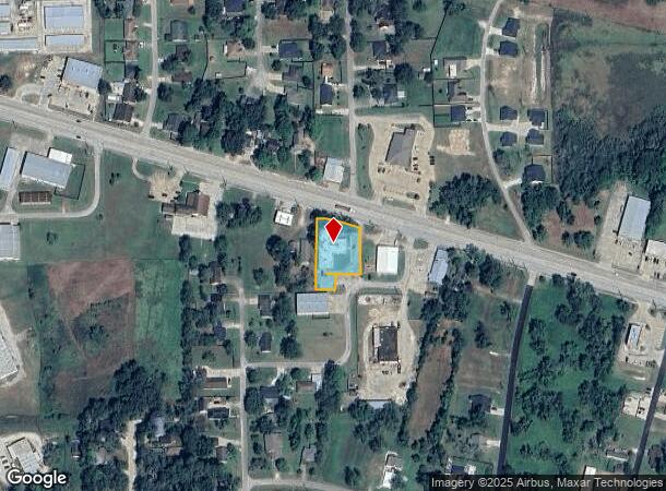 411 W Brazos Ave, West Columbia, TX Parcel Map
