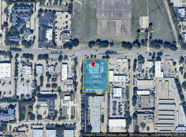 4560 Belt Line Rd, Addison, TX Parcel Map