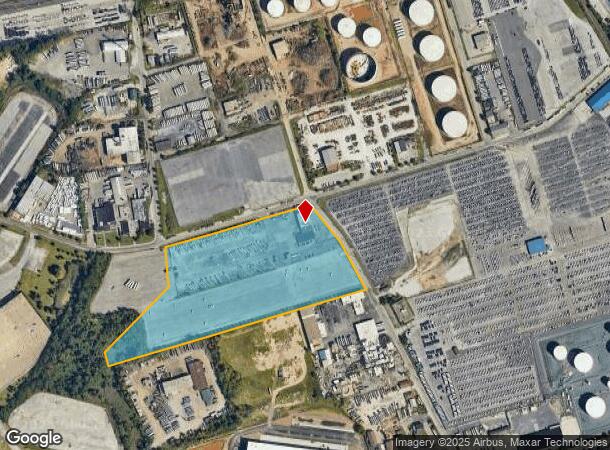  3410 Fairfield Rd, Curtis Bay, MD Parcel Map