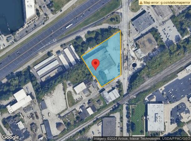  1100 E 55Th St, Cleveland, OH Parcel Map