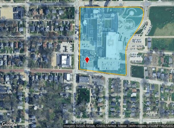  1227 E Rusholme St, Davenport, IA Parcel Map