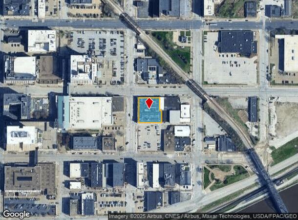  301 E 3Rd St, Davenport, IA Parcel Map