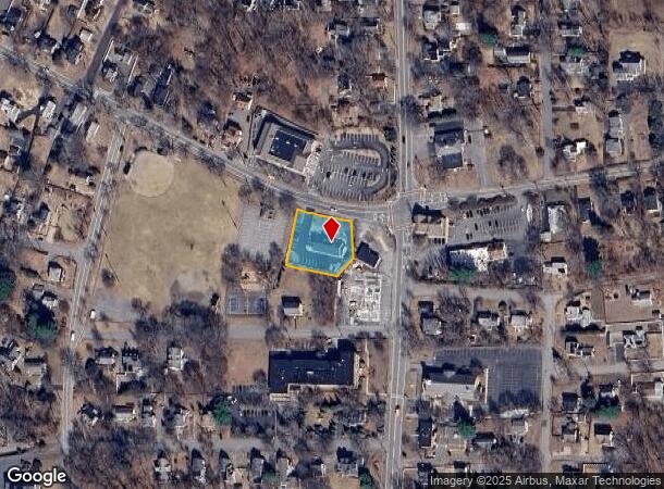 14 W Plain St, Wayland, MA Parcel Map