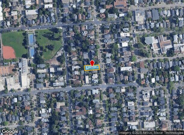  2732 Benvenue Ave, Berkeley, CA Parcel Map