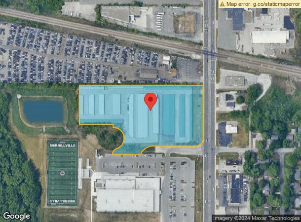  6590 Broadway, Merrillville, IN Parcel Map