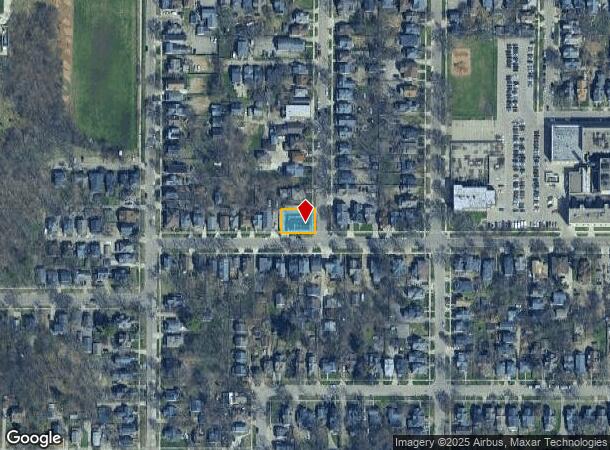  722 Locust St, Kalamazoo, MI Parcel Map