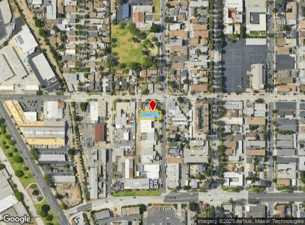  7307 Whittier Ave, Whittier, CA Parcel Map