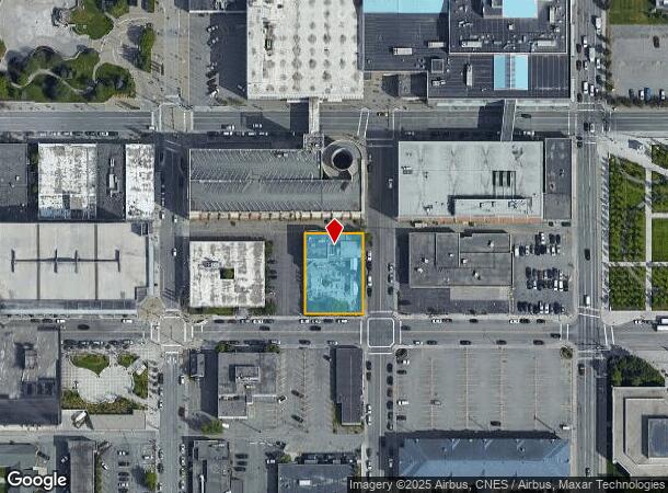 626 D St, Anchorage, AK Parcel Map