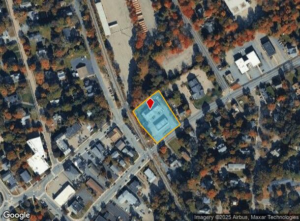 20 Mechanic St, Foxboro, MA Parcel Map