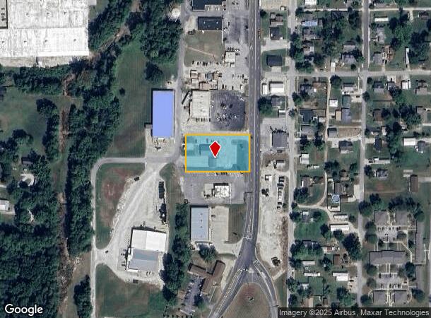  602 W Broadway St, Loogootee, IN Parcel Map