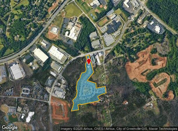  221 Fairforest Way, Greenville, SC Parcel Map