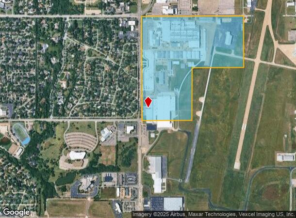 130 N Webb Rd, Wichita, KS Parcel Map