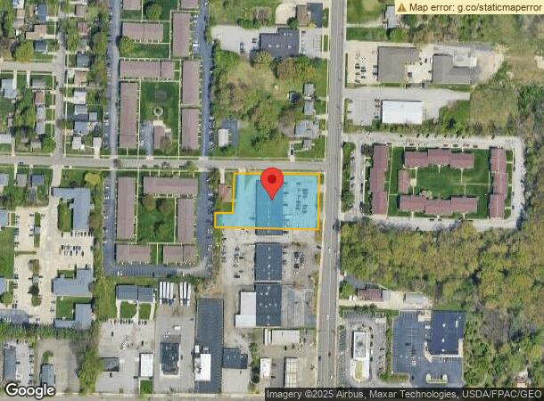  1502 Brittain Rd, Akron, OH Parcel Map