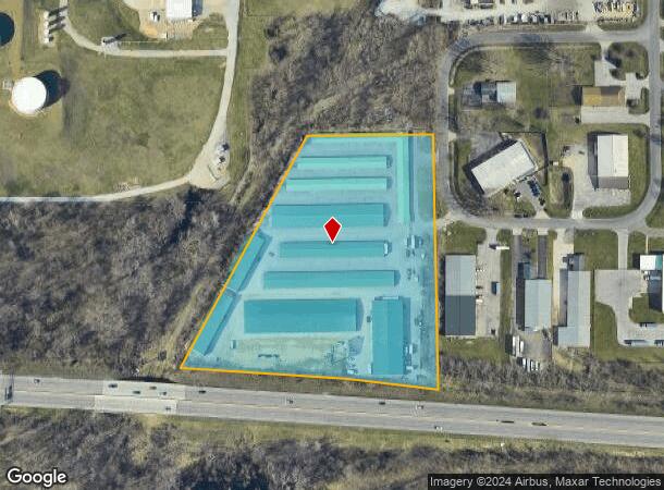  4633 S Burnett Dr, South Bend, IN Parcel Map