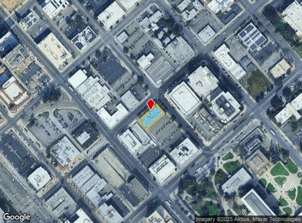  2136 Merced St, Fresno, CA Parcel Map