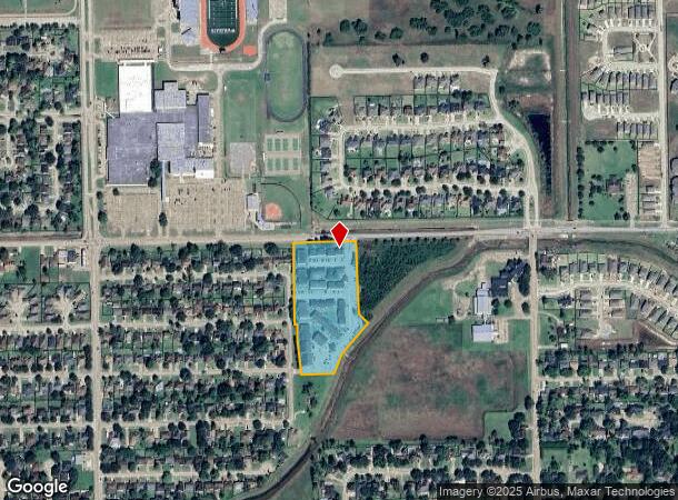 1400 W Henderson Rd, Angleton, TX Parcel Map
