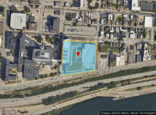  1622 Locust St, Pittsburgh, PA Parcel Map