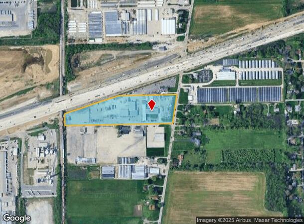  4600 Bluff Rd, Indianapolis, IN Parcel Map