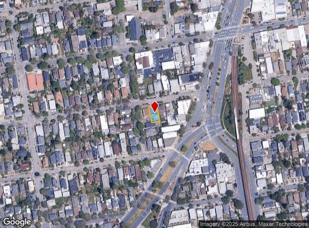 1704 63Rd St, Berkeley, CA Parcel Map