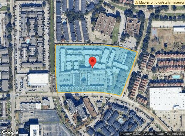  7222 Bellerive Dr, Houston, TX Parcel Map