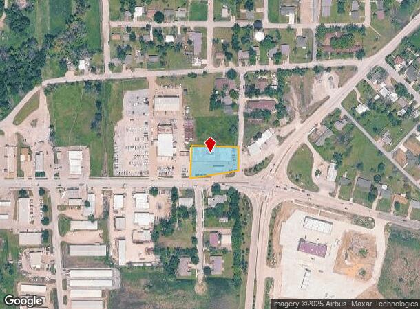 1107 E Mulberry St, Kaufman, TX Parcel Map