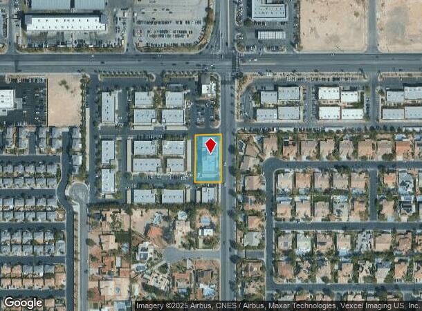  181 E Warm Springs Rd, Las Vegas, NV Parcel Map