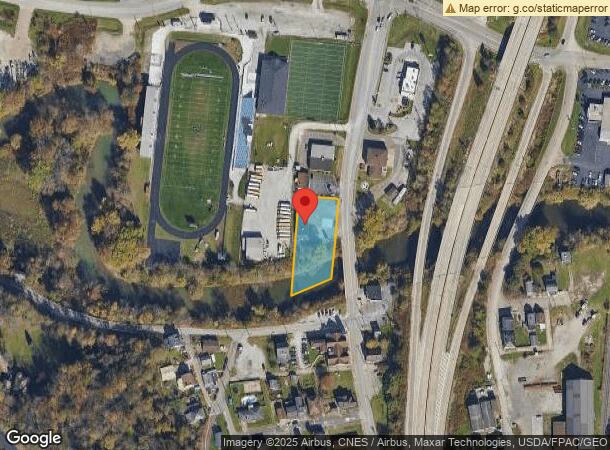  2401 Belmont St, Bellaire, OH Parcel Map