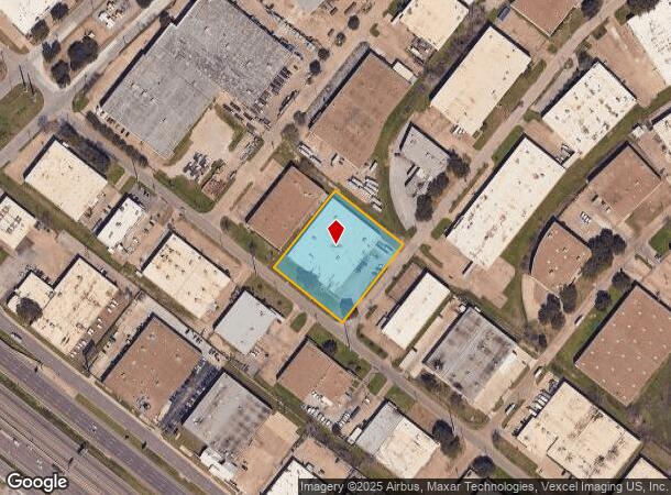  8930 Governors Row, Dallas, TX Parcel Map