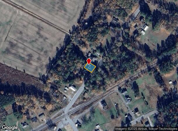 15287 Darden St, Branchville, VA Parcel Map