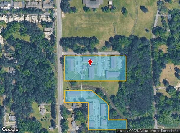 4321 S Olive St, Pine Bluff, AR Parcel Map