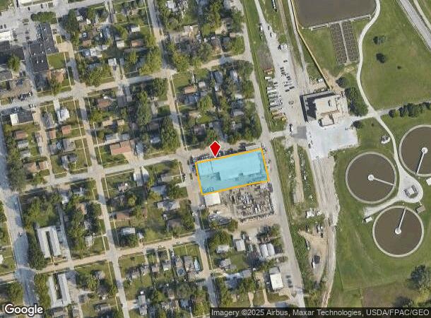 2821 Grebe St, Omaha, NE Parcel Map