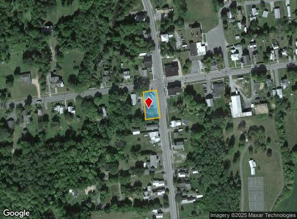  1 W Church St, West Chazy, NY Parcel Map