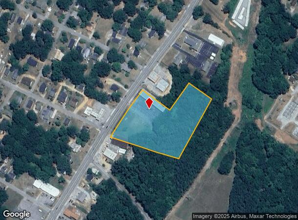  814 N Harper St, Laurens, SC Parcel Map