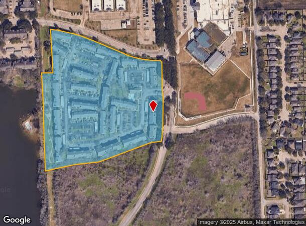  9988 Windmill Lakes Blvd, Houston, TX Parcel Map