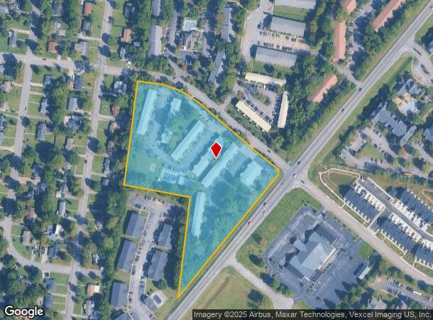  1210 Hazelwood St, Murfreesboro, TN Parcel Map