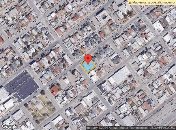  1100 Montana Ave, El Paso, TX Parcel Map