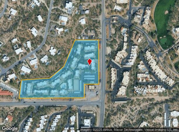 4601 E Skyline Dr, Tucson, AZ Parcel Map