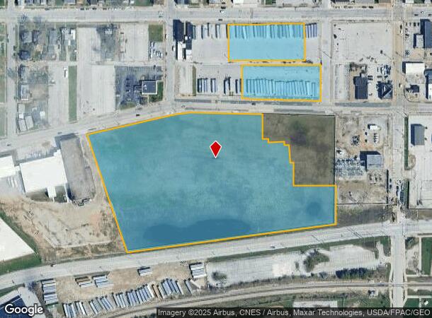  1337 W 2Nd St, Davenport, IA Parcel Map